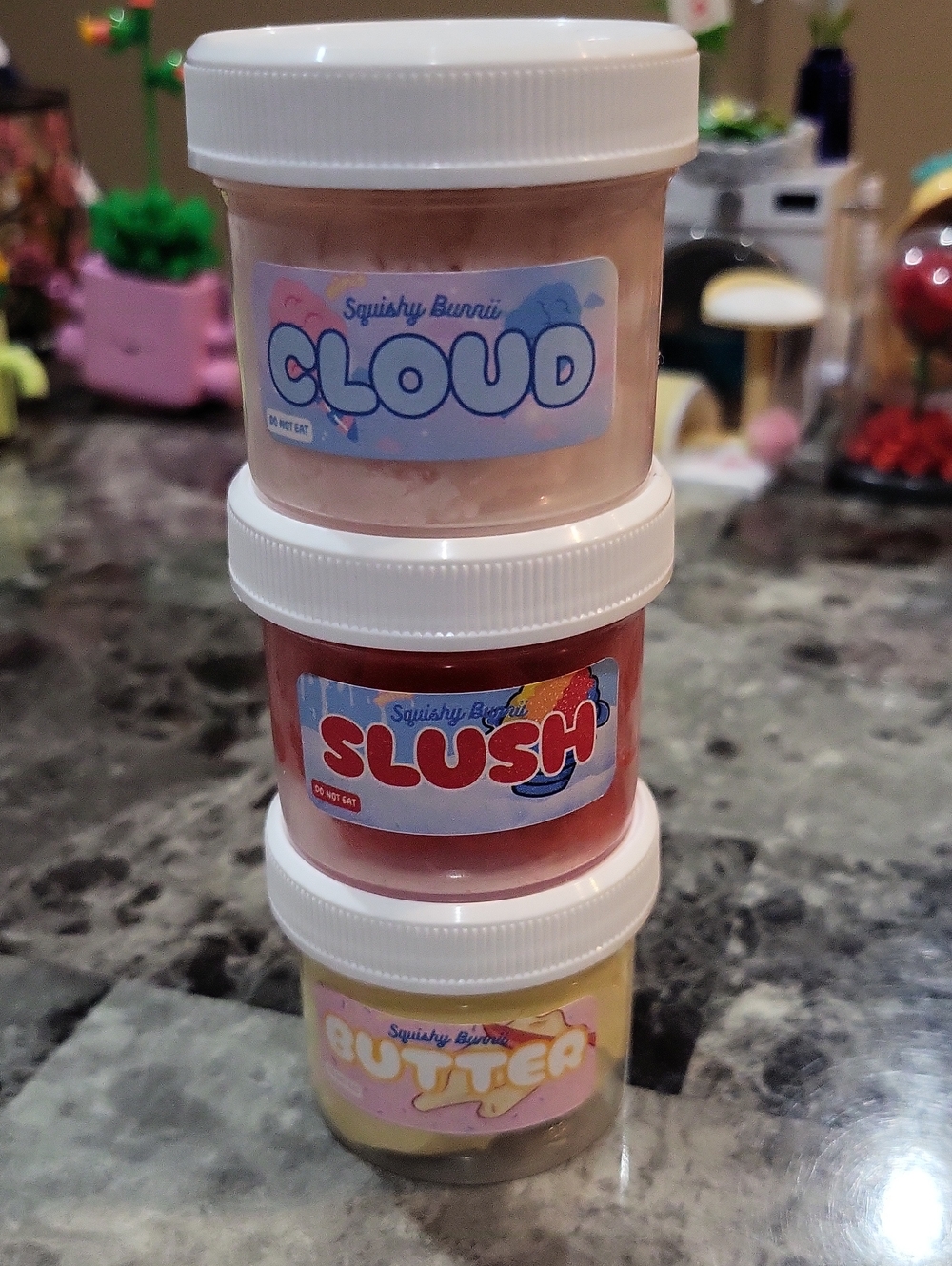 Squishy Bunnii Slime Trio